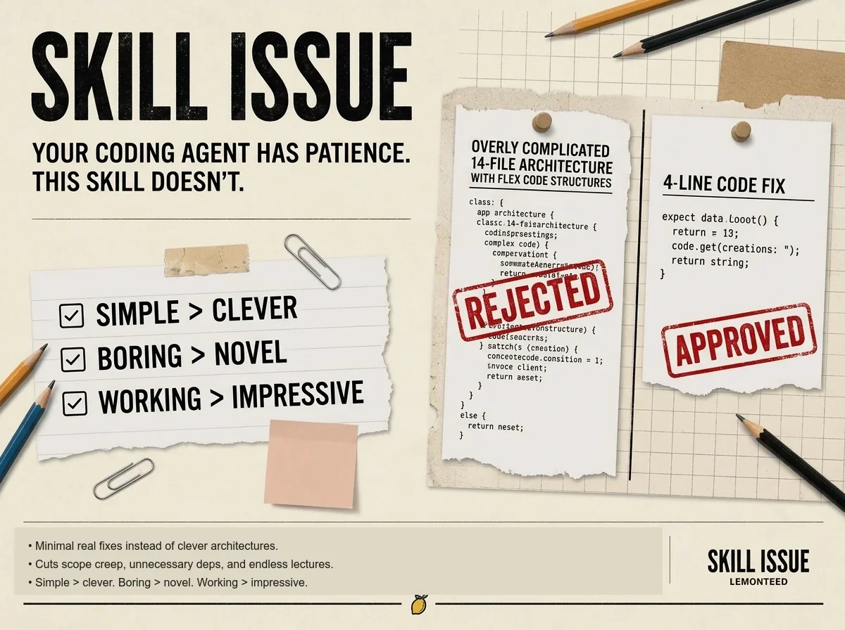 Skill Issue coding-agent skill