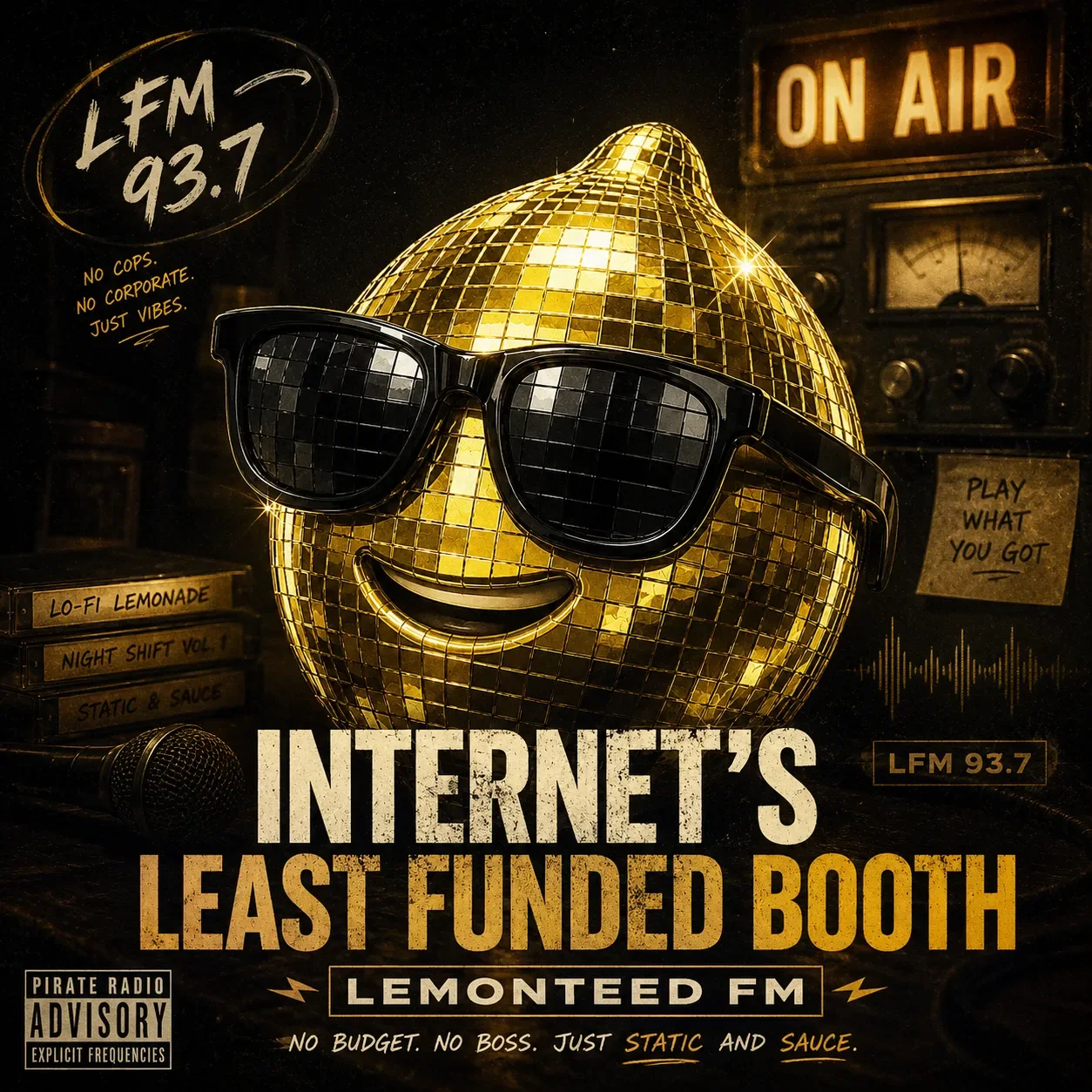 Cover art: Internet's Least Funded Booth