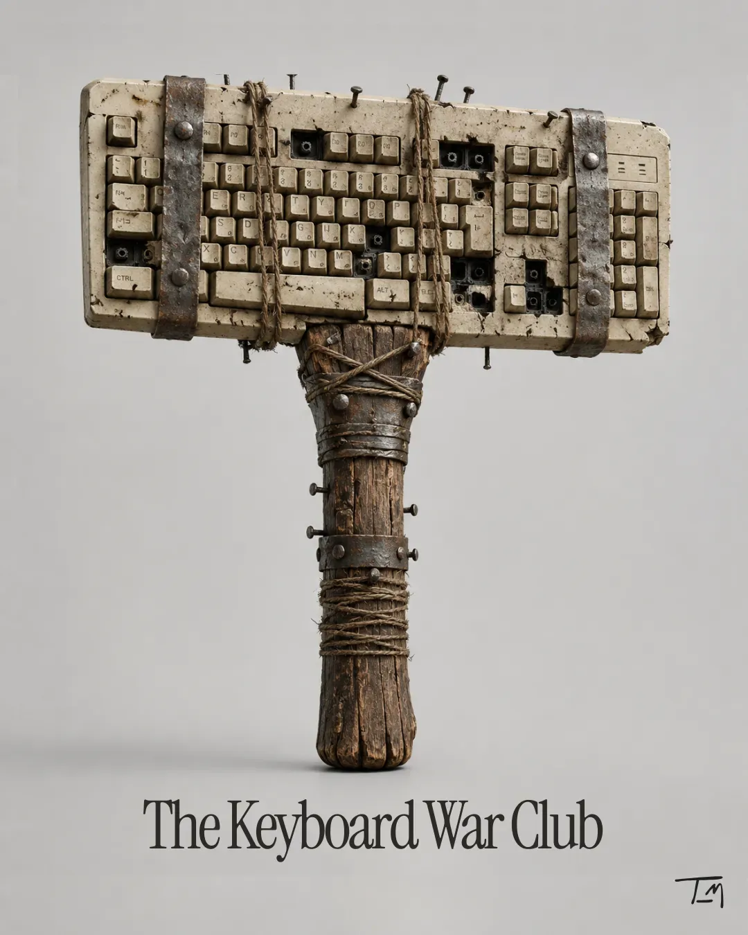 The Keyboard War Club concept image from the Lemonteed Memetic Warfare archive