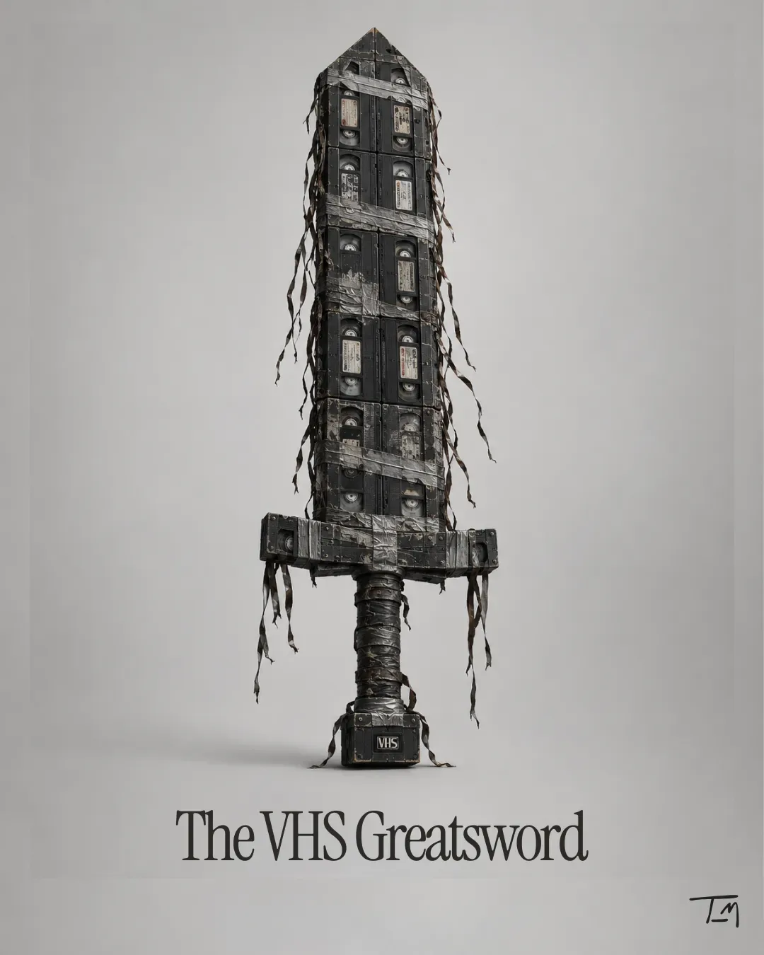 The VHS Greatsword concept image from the Lemonteed Memetic Warfare archive