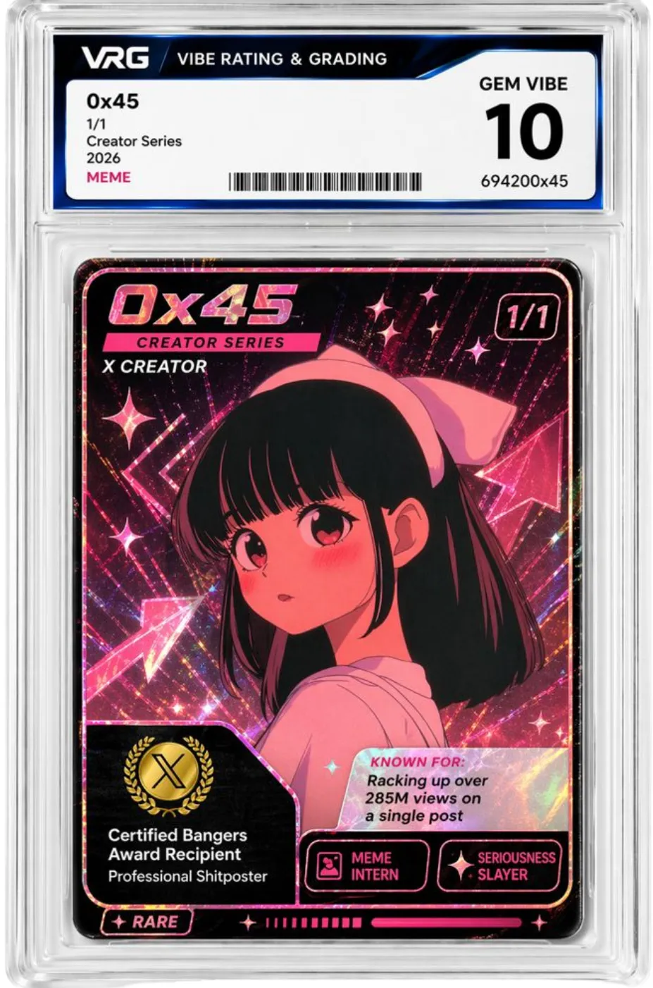 0x45 from the Lemonteed VRG Cards series
