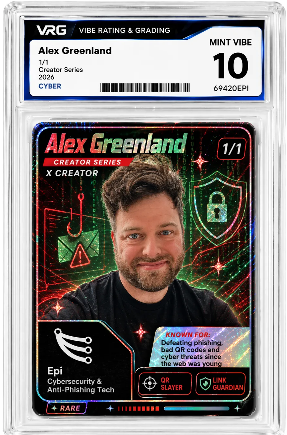 Alex from the Lemonteed VRG Cards series
