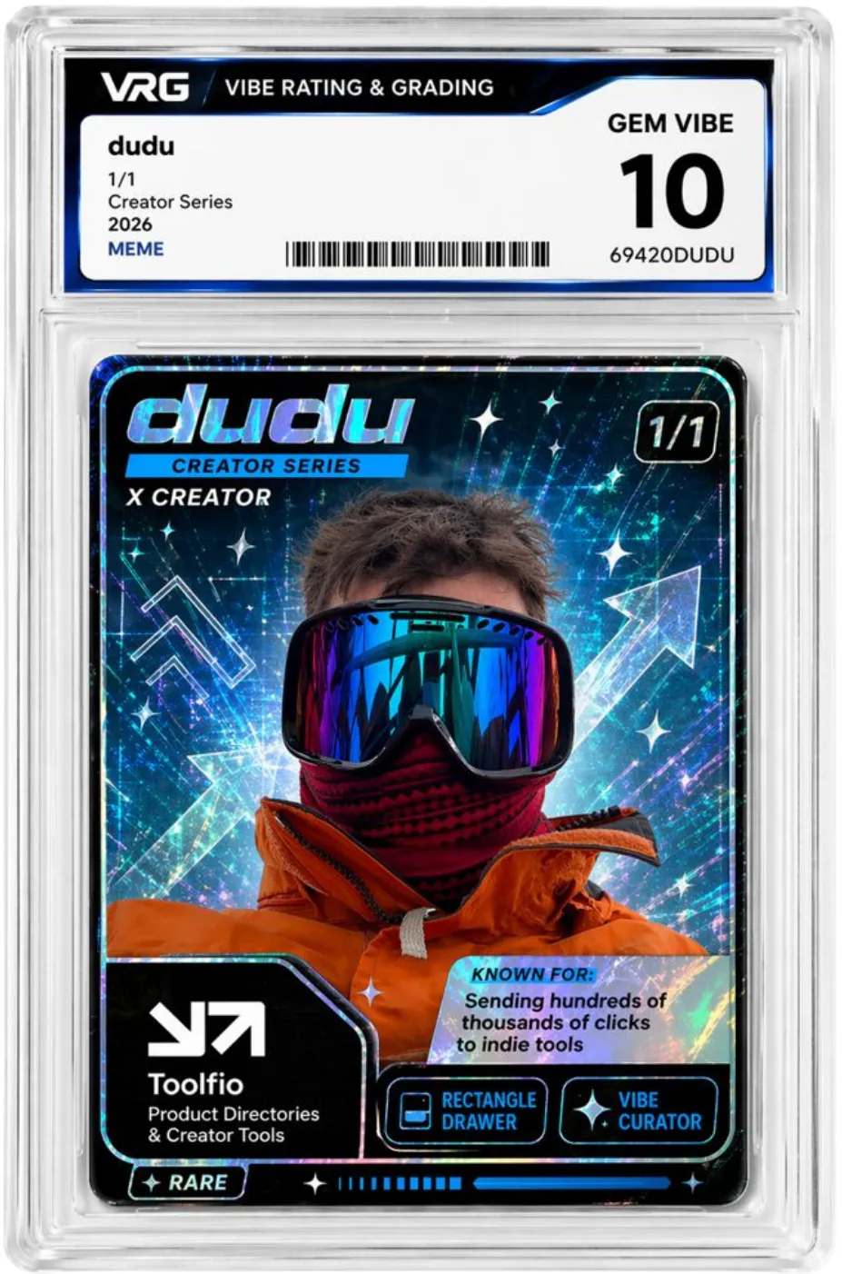 Dudu from the Lemonteed VRG Cards series