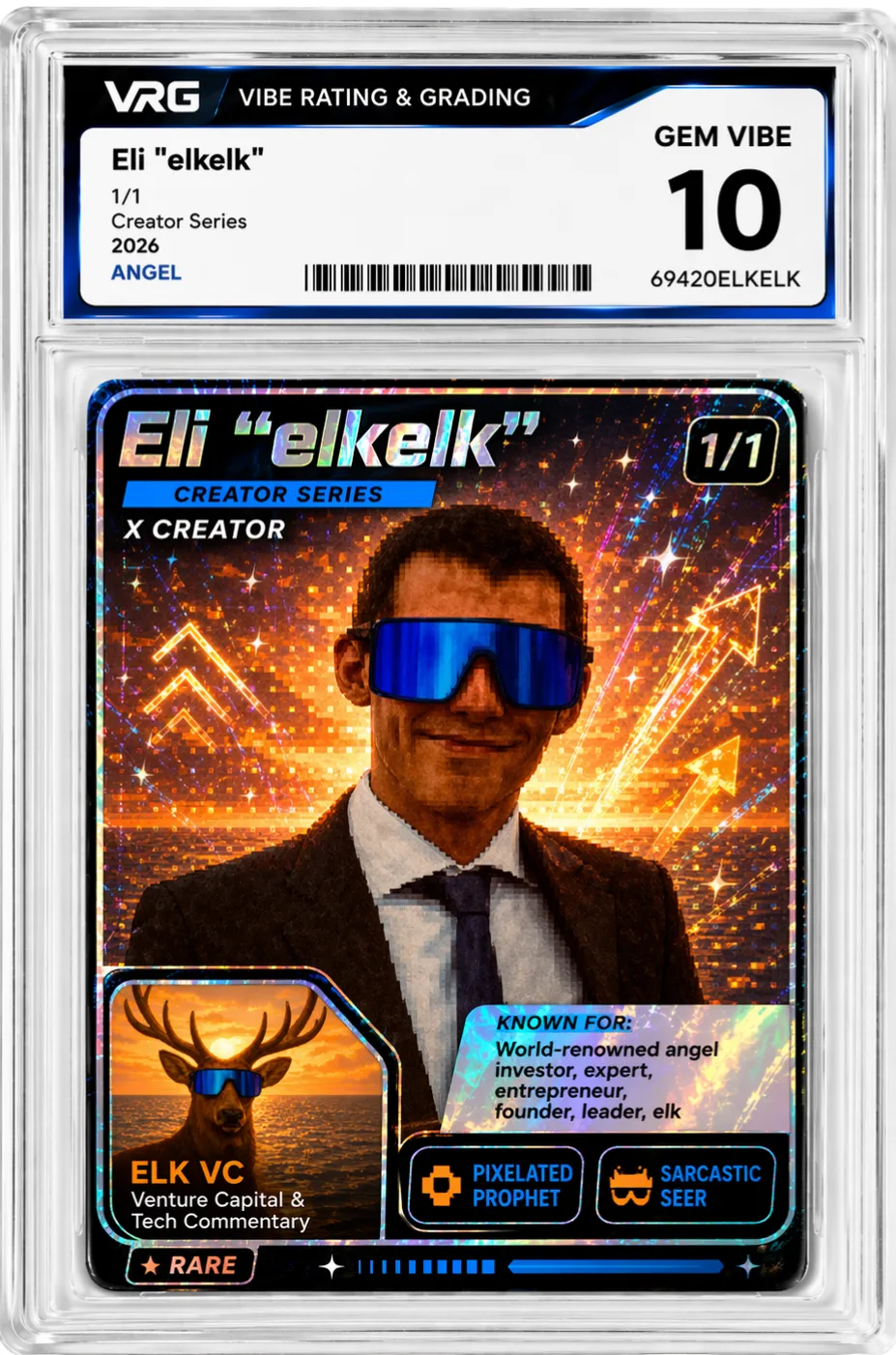Eli from the Lemonteed VRG Cards series