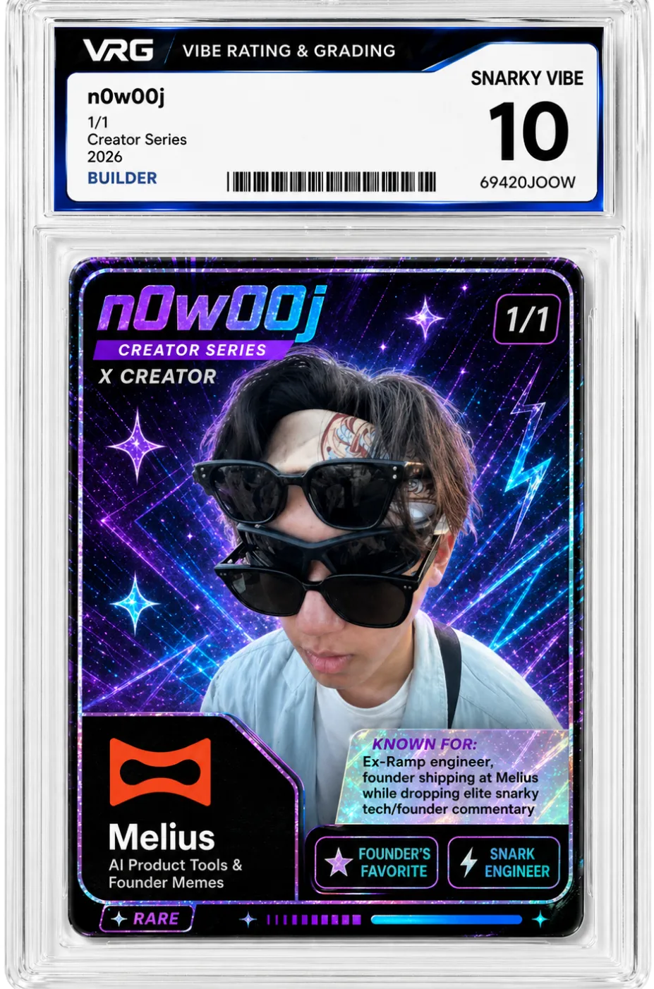 Jwon from the Lemonteed VRG Cards series