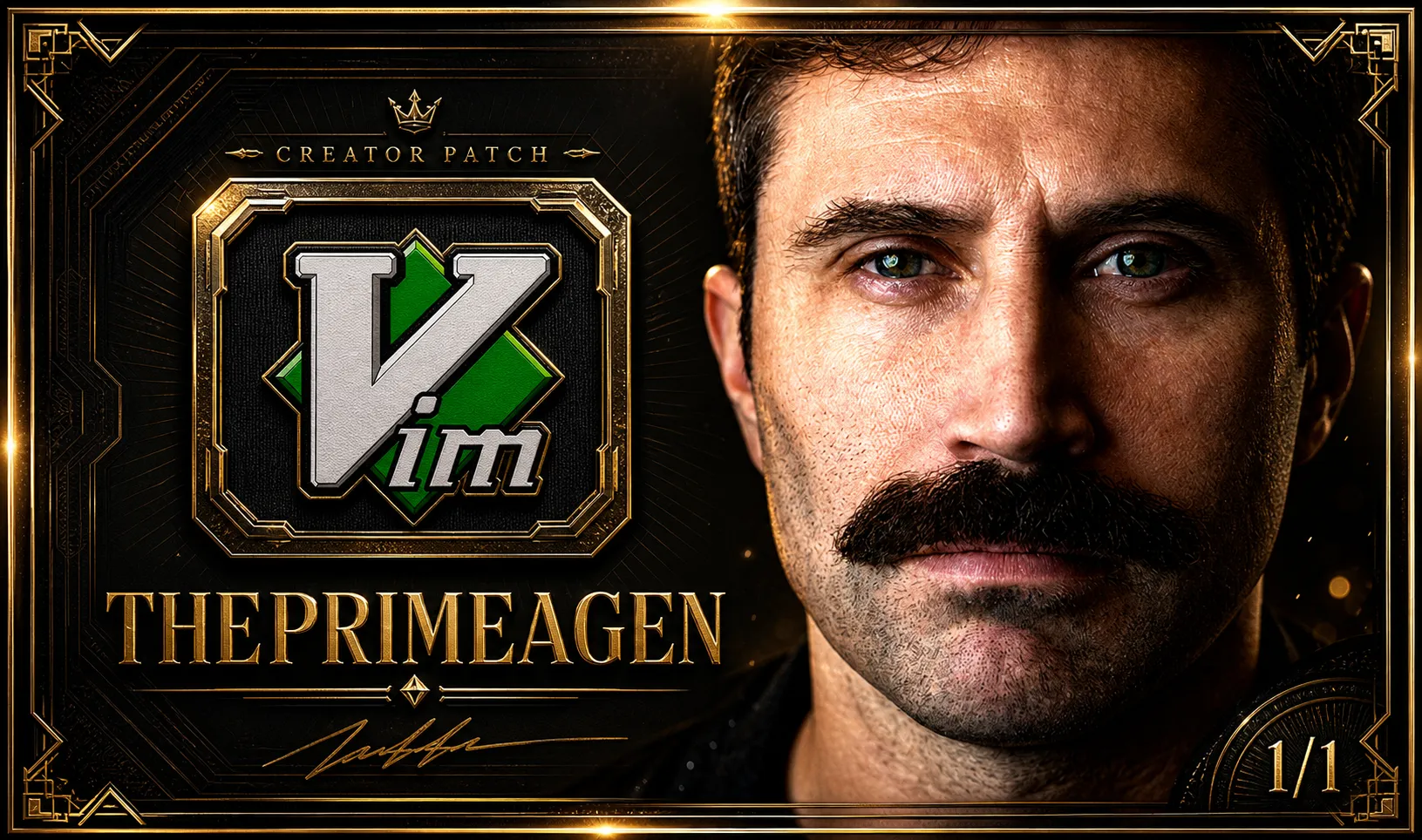 The Primeagen from the Lemonteed VRG Cards series