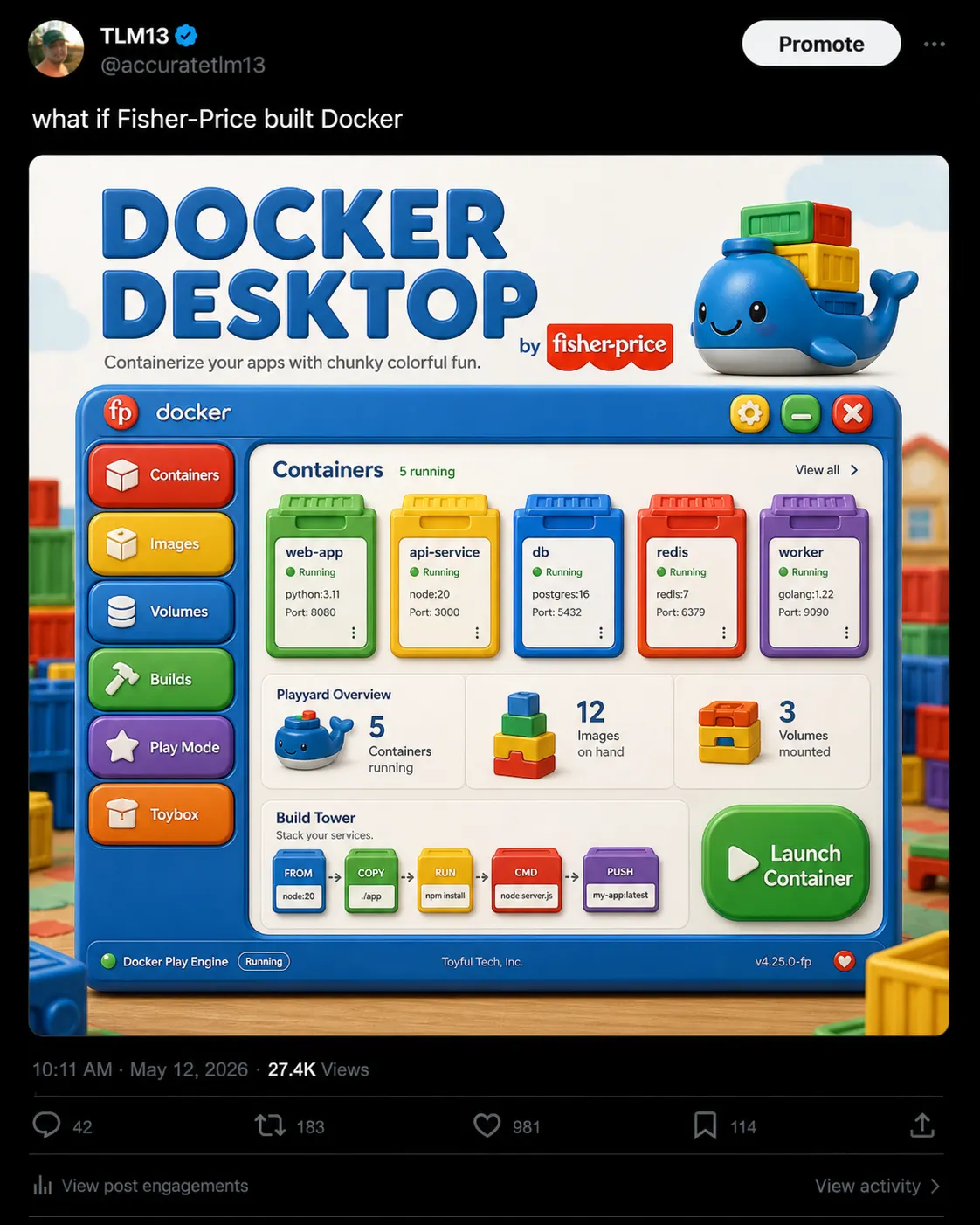 DockerbyFisherPrice from the Lemonteed What If series