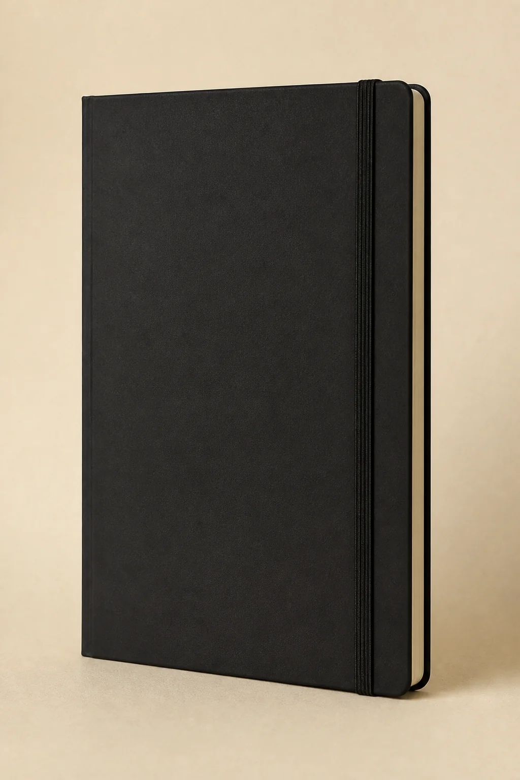 Closed A5 Fieldnote Daily 01 notebook with a black soft-touch cover