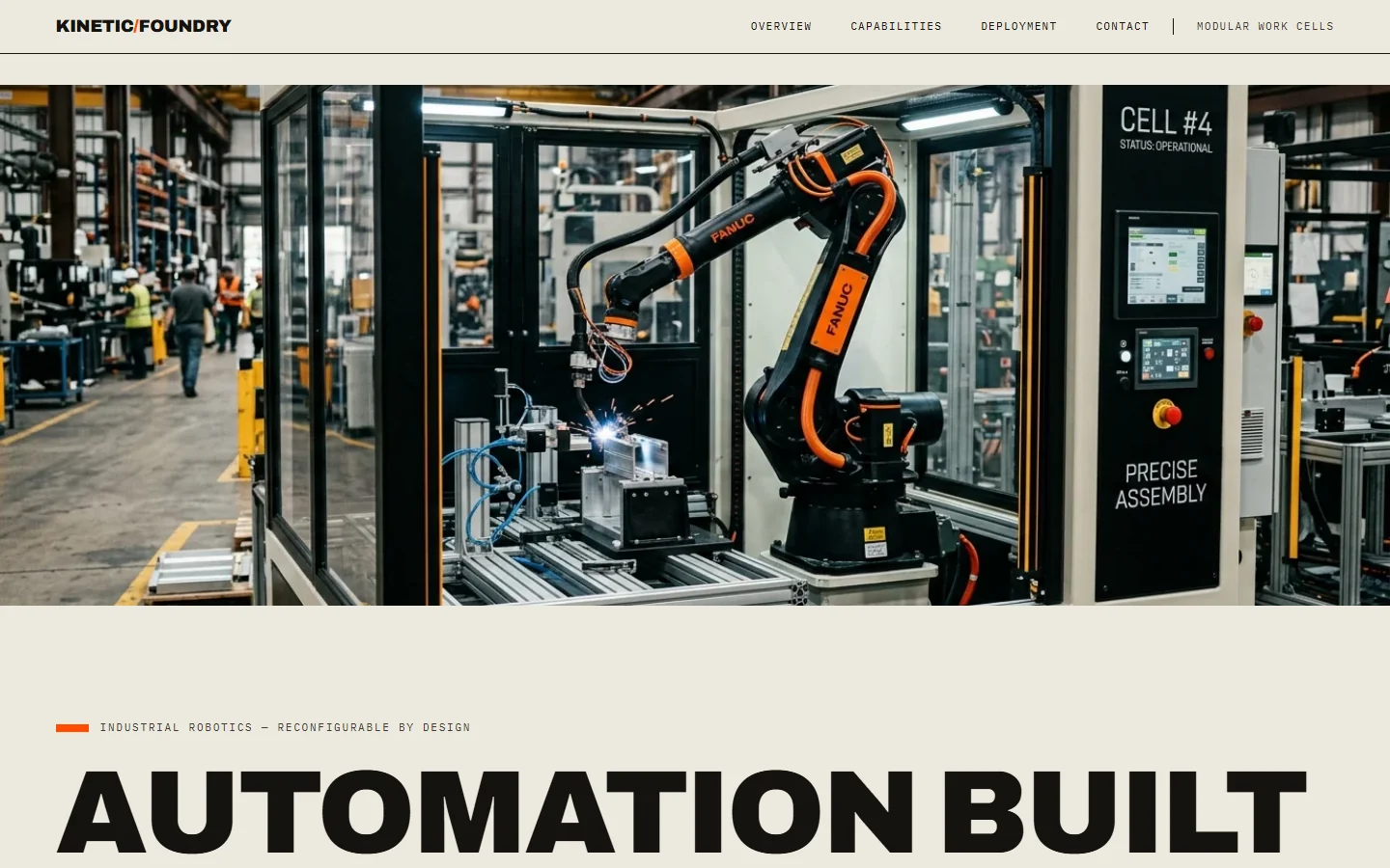 Screenshot of Kinetic Foundry