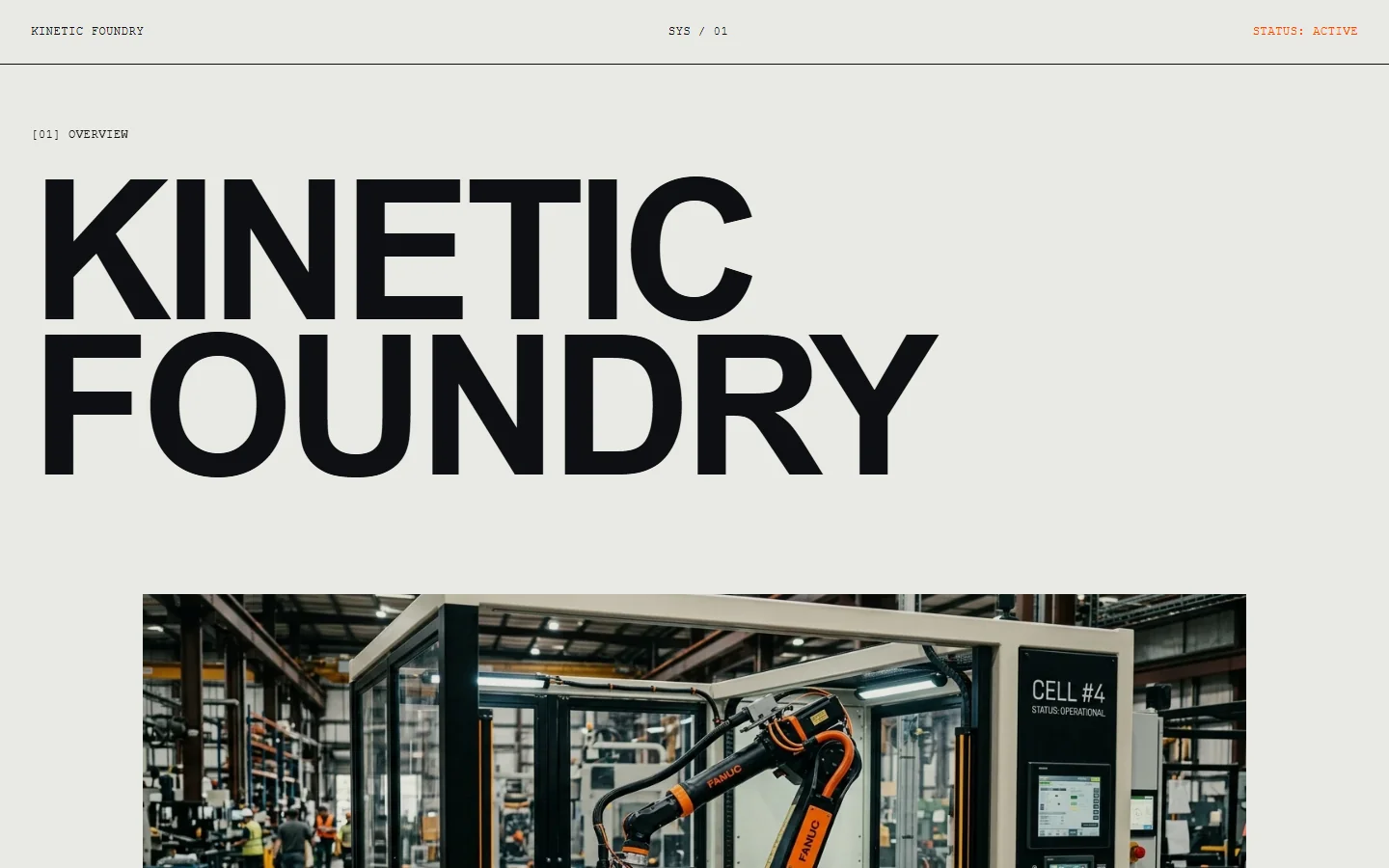 Screenshot of Kinetic Foundry