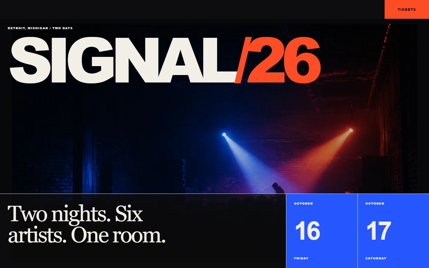 Screenshot of SIGNAL/26