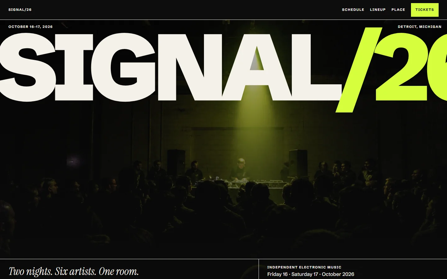 Screenshot of SIGNAL/26